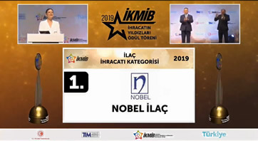 Nobel la, KMB hracatn Yldzlar - Eczaclk rnleri Kategorisinde Birincilik dl Ald